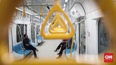Kesiapan MRT saat ini sudah mencapai 98 persen, meliputi persiapan operasional seperti stasiun dan sistem komunikasi setiap stasiun. (CNNIndonesia/Safir Makki)