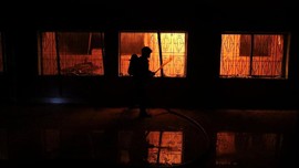 Pasar Blok A Kebayoran Baru Terbakar