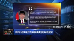 Jokowi Bantah Pertemuan Rahasia Dengan Freeport