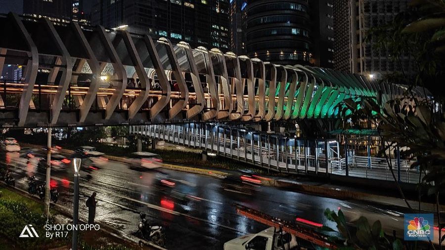 JPO GBK (CNBC Indonesia/Andrean Kristianto)