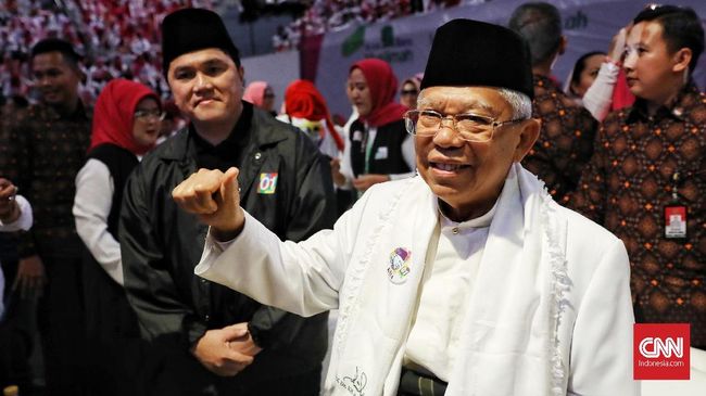 Jelang Debat Cawapres, Ma'ruf Habiskan Waktu Bersama Keluarga