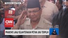 Jokowi Tunggu Lahan, Prabowo Janji Sejahterakan Petani