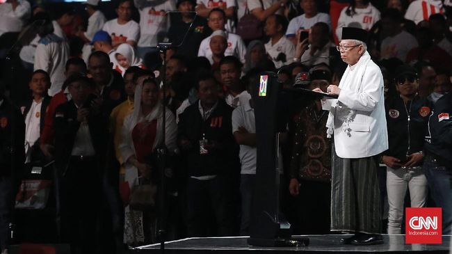Jelang Debat Cawapres, Ma'ruf Berlatih Atur Waktu Bicara