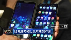 LG Rilis Ponsel 2 Layar Sentuh