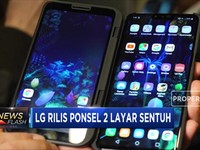 LG Rilis Ponsel 2 Layar Sentuh