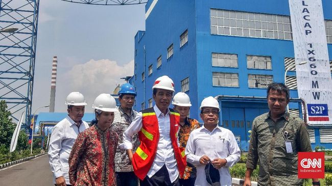 Jokowi Resmikan PLTU Cilacap Ekspansi 1