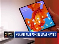 Jawab Samsung, Huawei Rilis Ponsel Layar Lipat Mate X