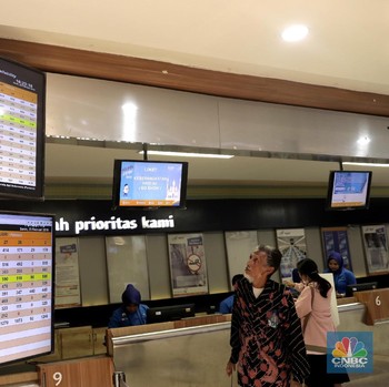 Geliat Penjualan Tiket Kereta Api pada H-90 Lebaran