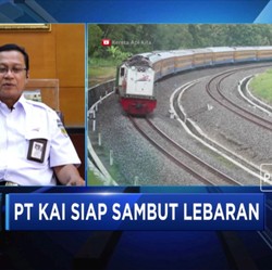 Tiket Kereta Api untuk Mudik Lebaran Terjual 59%