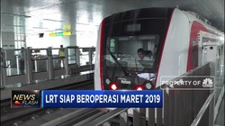 LRT Velodrome Siap Beroperasi Maret 2019