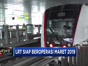 LRT Velodrome Siap Beroperasi Maret 2019