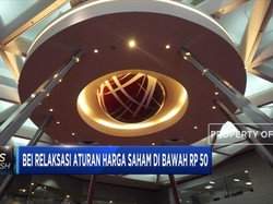 BEI Kaji Aturan Batas Minimum Harga Saham