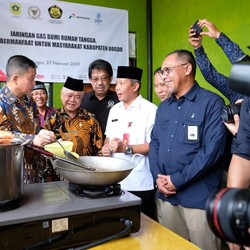 Jargas Masuk Bogor, 5120 Rumah Tangga Kini Nikmati Gas Murah