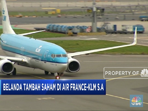 Belanda Tambah Saham Air France-KLM SA