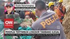 8 Pekerja Tewas dalam Peristiwa Longsor Tambang Emas Ilegal