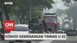 Konvoi Kemenangan Timnas U-22 Disambut Meriah Warga