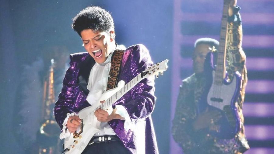 Bruno Mars performs 