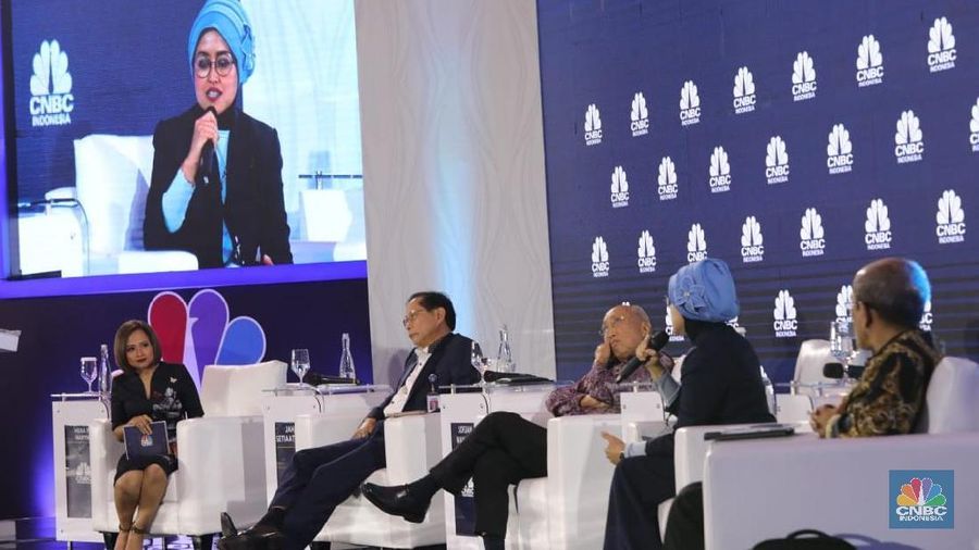 Dalam sesi kedua CNBC Indonesia Economic Outlook 2019 bertema Navigasi Pasar di Tahun Politik.