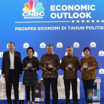 JK, Sri Mulyani, sampai Perry Tukar Pikiran di Satu Panggung
