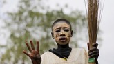 Partai Rakyat Demokratik (PDP) yang mendukung Abubakar menolak hasil tersebut dan mendesak pemilu ulang di beberapa negara bagian. (REUTERS/Afolabi Sotunde)