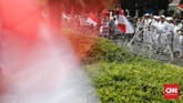 Ketua Dewan Penasihat Persaudaraan Alumni (PA) 212 Amien Rais meminta Komisi Pemilihan Umum (KPU) dan Badan Pengawas Pemilu (Bawaslu) untuk adil dalam mengawasi Pemilu 2019. (CNN Indonesia/Adhi Wicaksono)