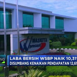 Berencana Terbitkan Obligasi, Saham WSBP Terkoreksi Hampir 2%