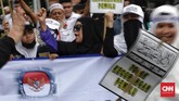 Apel Siaga diklaim sebagai bentuk dukungan ormas dan lembaga Islam yang tergabung dalam FUI jelang pelaksanaan Pemilu 2019.. (CNN Indonesia/Adhi Wicaksono)
