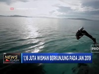 Kunjungan Wisman Naik 5,22% di Januari 2019