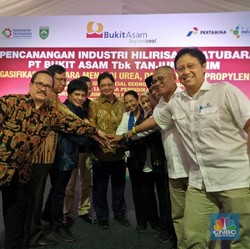 PTBA Bangun 4 Komplek Pabrik Gasifikasi Batu Bara