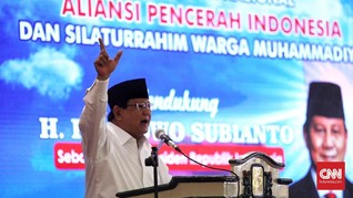 Prabowo: Indonesia Pendarahan, Hidup dari Transfusi Utang
