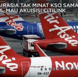Soal KSO, Begini Penjelasan AirAsia vs Garuda