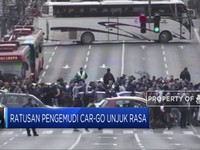 Ratusan Pengemudi Car-Go Unjuk Rasa