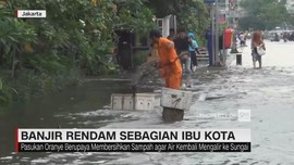 Banjir Rendam Sebagian Ibu Kota Jakarta
