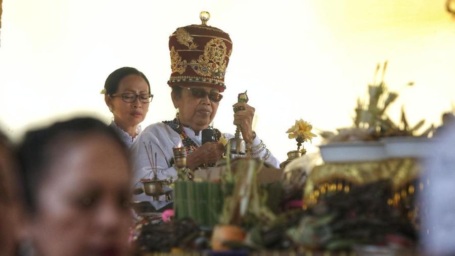 Kegiatan tersebut dalam rangka menyambut hari raya Nyepi Tahun Baru Saka 1941.