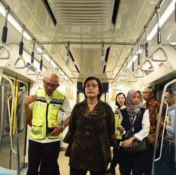 Tiket MRT Diusulkan Rp 10 Ribu, Sri Mulyani: Masih Murah