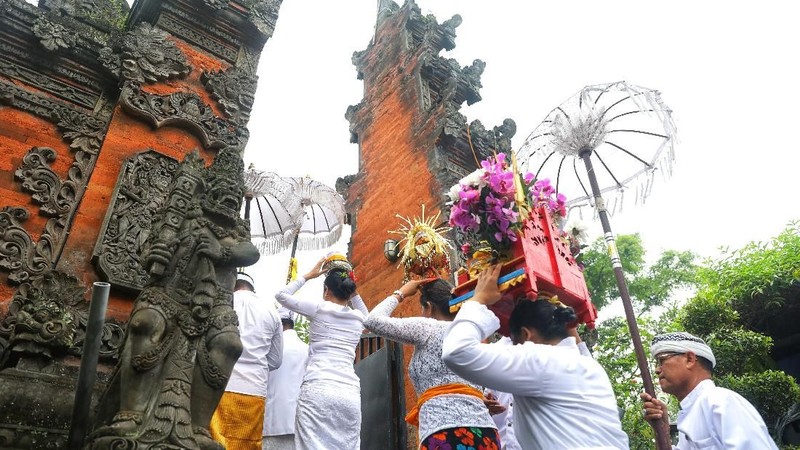 Kegiatan tersebut dalam rangka menyambut hari raya Nyepi Tahun Baru Saka 1941.