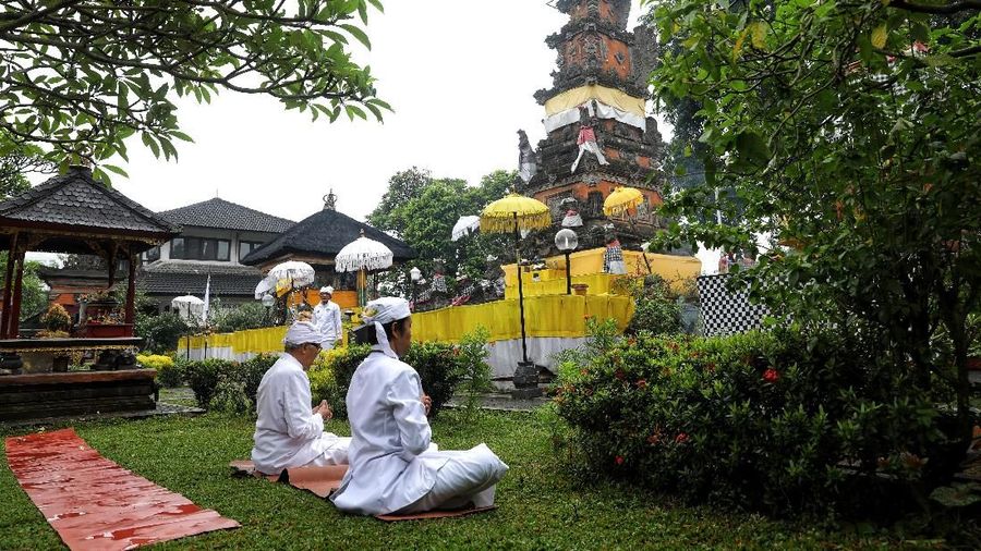Kegiatan tersebut dalam rangka menyambut hari raya Nyepi Tahun Baru Saka 1941.