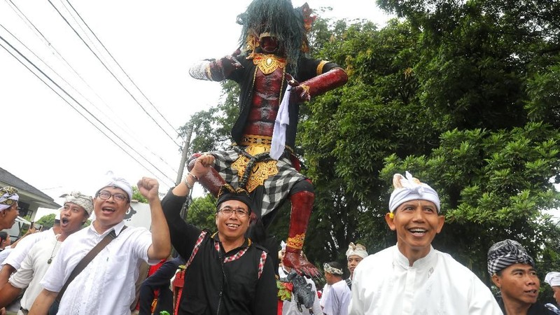 Kegiatan tersebut dalam rangka menyambut hari raya Nyepi Tahun Baru Saka 1941.