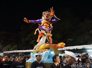 Ogoh-ogoh di Badung Dinilai Besok, Dibagi 7 Zona