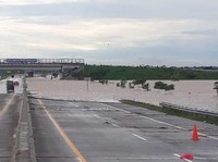 Ini Penampakan Tol Ngawi-Kertosono yang Dilanda Banjir