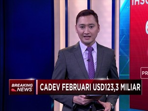 Cadangan Devisa Februari Bertambah US$ 3,2 Miliar