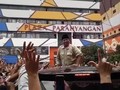 Prabowo Dielukan Emak-emak di Masjid Raya Bandung