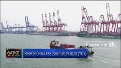 Ekspor China Drop 20,7% di Februari