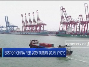 Ekspor China Drop 20,7% di Februari