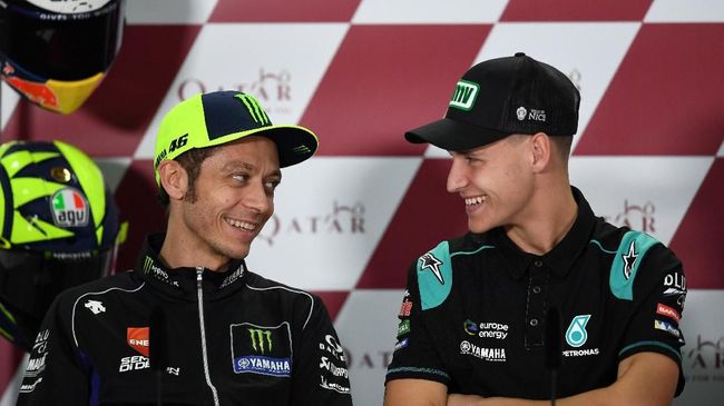 Rossi Dukung Quartararo Jadi Juara MotoGP 2020