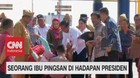 Curhat Soal Tanah, Seorang Ibu Pingsan di Hadapan Presiden