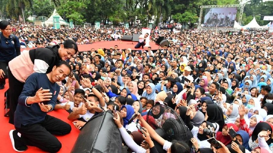 Calon Presiden Nomor Urut 01 Joko Widodo (Jokowi) pada hari ini, Rabu (17/4/2019) akan menggunakan hak pilihnya di TPS 008, Gambir, Jakarta Pusat.