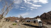 Wisata glamping menjadi sesuatu yang makin digemari di Dubai, Uni Emirat Arab. (AFP/Karim Sahib)