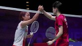 Tunggal putri China Yufei Chen tidak banyak menemui kesulitan dalam mengalahkan wakil Jepang Nozomi Okuhara 21-17, 21-11 dengan catatan waktu 42 menit. (Action Images via Reuters/Andrew Boyers)