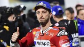 Pebalap Ducati Andrea Dovizioso akan start dari posisi kedua di MotoGP Qatar. Catatan itu lebih baik dibandingkan dengan musim lalu saat memulai balapan dari peringkat kelima. (Photo by GIUSEPPE CACACE / AFP)
